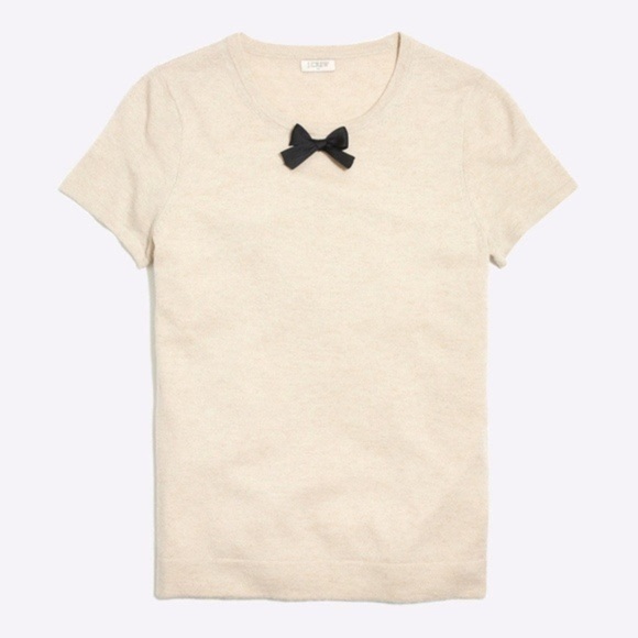 J. Crew Sweaters - J. Crew Short Sleeve Knot Bow Sweater Size XS